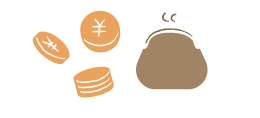 お金のことのイラスト